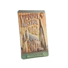Custom PVC Austria Souvenir Fridge Magnet for Vienna