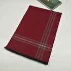 High quality simple design 100% viscose scarf for men's ladies' manufacture