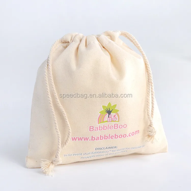 offwhite canvas drawstring bag rice cotton drawstring gift pouch