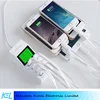 Universal 8 USB Port Charger with Display Screen US EU UK Plug Travel AC Power Adapter Socket For Cell phone