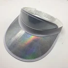 Plain Visor Sun Visor Cap Summer Customer Grey Plastic Sun Visor Cap
