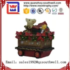 Resin Christmas Decorative Gift Car Statue For Sale