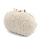 2019 LETODE New design goose egg shape shoulder clutch handmade ladies evening bags Clutch Purse Wedding Party Handbag