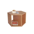 Modern home furniture centre table, cheap coffee table with book shelves storage