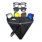 Wholesale Tr90 clip on Sunglasses Eyewear Magnetic With Plastic Cover