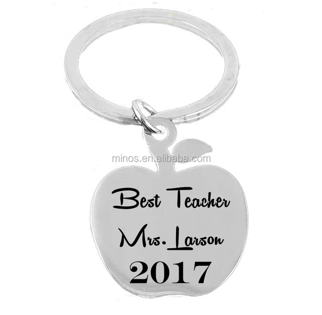teachers day gift teacher appreciation keychains stainless