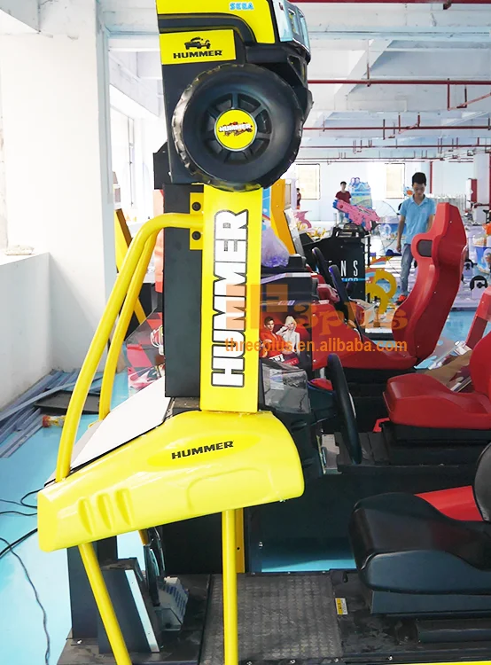 Threeplus Coin Operated hummer Kids Electrical Car Driving Simulator Arcade Game Machine