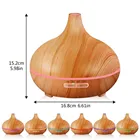 High Quality Electric Mini Ultrasonic Air Humidifier Aromatherapy Essential Oil Mist Wood Aroma Diffuser