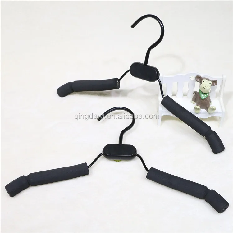 アンチスリップスポンジ覆われた金属ワイヤーハンガー用子供服