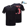 Hign quality Customized breathable team usa button baseball jersey with your logo
