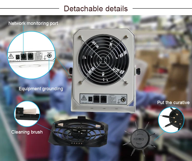 China wholesale esd electronic control KF-21AW  ionizing air blower 