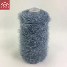 100% Polyester Dyed Spun Hand Knitting Soft Feather Yarn For Hat
