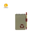 silicone notebook A6 Mini RECYCLED Paper Note Book With Pen