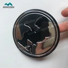 customized company logo 3d shinny aluminum metal nameplate