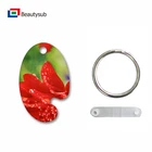 Beautysub 3mm MDF key chain for heat transfer printing