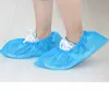 free sample blue shoe cover pe/cpe waterproof disposable shoe cover elastic shoe covers