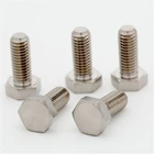 DIN933 hex Head bolts Gr5 titanium alloy M5 M6 M8 hexagon bolt Screw