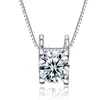 Hot Sale Artificial Diamond Pure 925 Silver Necklace