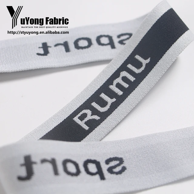 custom logo boxer elastic waistband nylon for sports bra