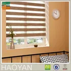 Manual and electric sunscreen zebra double shade roller blinds