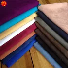 Clothing And Home Textile 100% Micro Faux Suede Cord Fabric For Upholstery