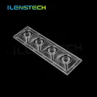Ilenstech 60 degree plastic 4 in 1 highbay led lens match for COB LED