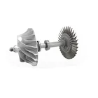 Kj66 Turbo Parts Rc Jet Engine Kit Nickel Base Alloy Turbine Wheel And Shaft Compressor Wheel
