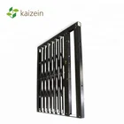 Expandable security barries grill door sliding double sash