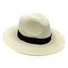 Wholesale Custom fashion wide brim beach panama paper straw cowboy sun hat