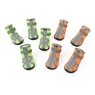 Fashion Custom Waterproof Breathable Outdoor Non-slip Dog Boots Dog Shoes With Reflective Strips