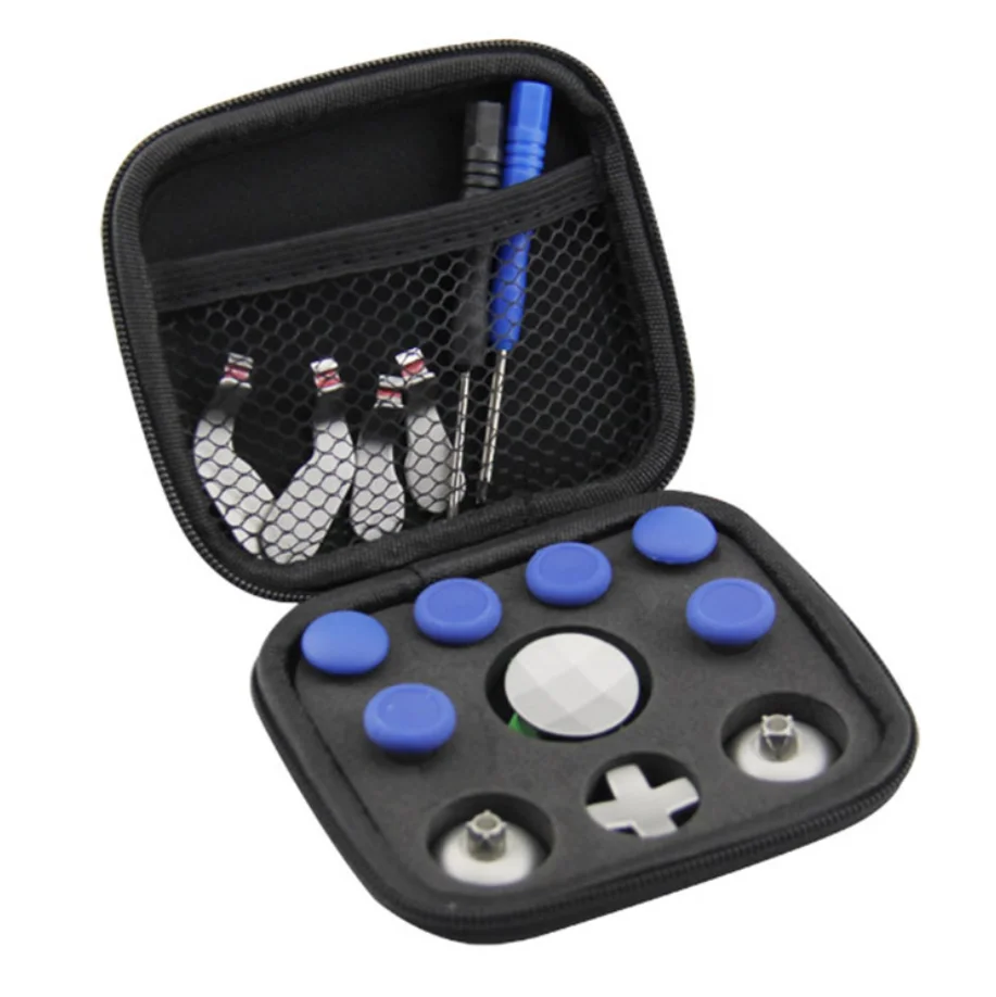 18 in 1Thumbstick Metal Buttons Set Mod for Xbox One Elite Controller Button Joystick Cap Kit