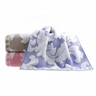 Wholesale shop salon 100% cotton yarn dyed towels set in gift box