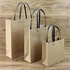 Heavy duty eco-friendly promotional gift shopping bags decorative personalized custom made paper bags