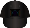 new fashional sound activated led caps baseball hat el panel cap