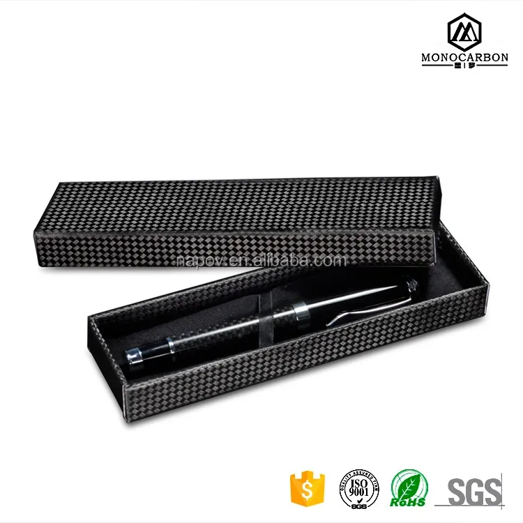 packing: gift box for metal carbon fiber ballpoint pen