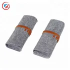 Eco-friesdly simple design pouch felt glasses bag