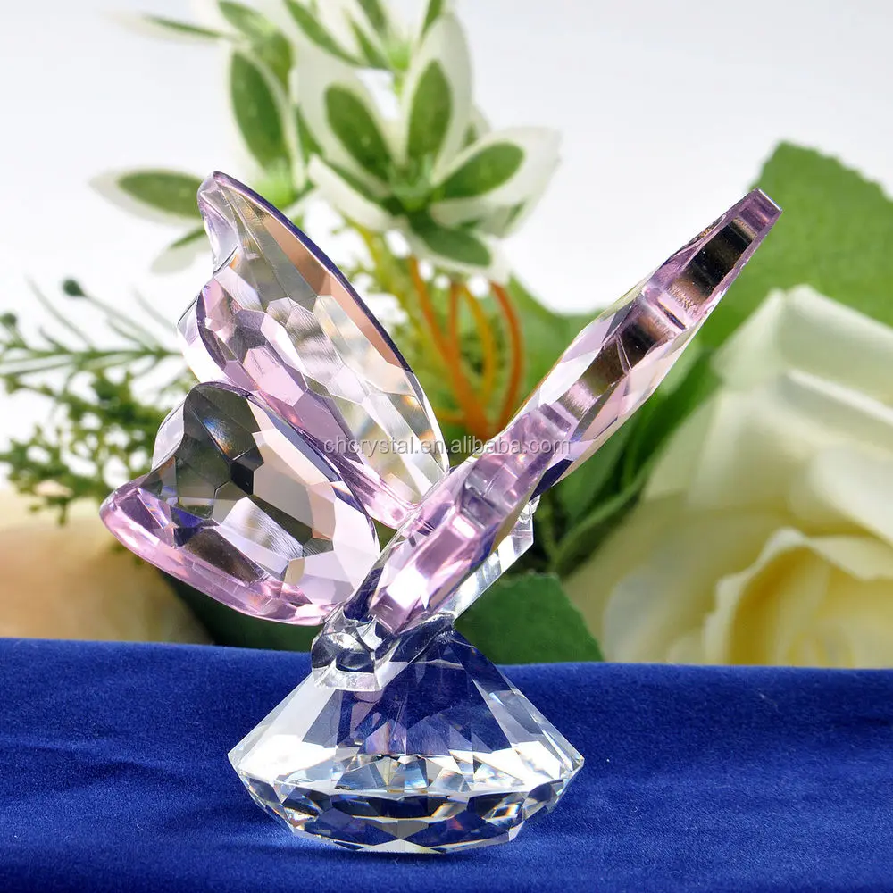 Wedding Favor Crystal Butterfly Figurine Mhd0334 Buy Crystal