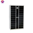 High Capacity Multiple Device Cell Phone Charging Kiosk Station with Lock Box