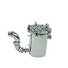 Densen customized Self-cleaning stainless steel heat preservation permanent magnetic filter pipe separator in chocolate