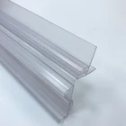 Extrusion OEM supermarket hook price label holder pvc data strip