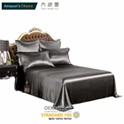Luxury Silk Bed Sheets 4 Pcs, 19MM Silk Bedding Sets ,100% 6A Mulberry Silk, Queen Size
