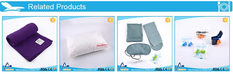 Top quality gray anti pilling modacrylic blanket for airline