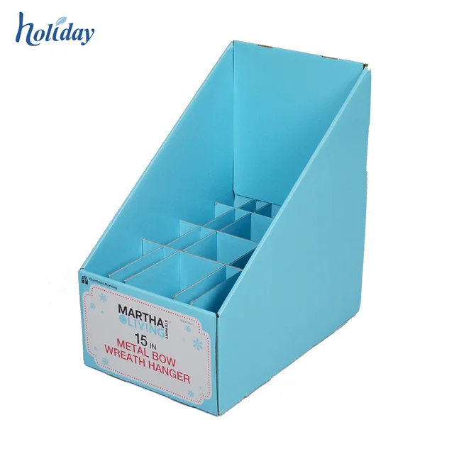hot sale custom product paper counter display box ,template card
