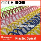 Packaging & Printing plastic spiral wire for notebook , plastic binding coil , plastic coil