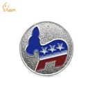 Custom masonic OEM flower metal bulk zinc alloy round lapel pin