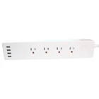 4 way electrical extension wifi smart europe intelligent socket