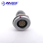 MOCO industrial socket EGG multipole 1B 2/3/4/5/6/7/8/10/14/16pins Use in engineering survey push pull connector