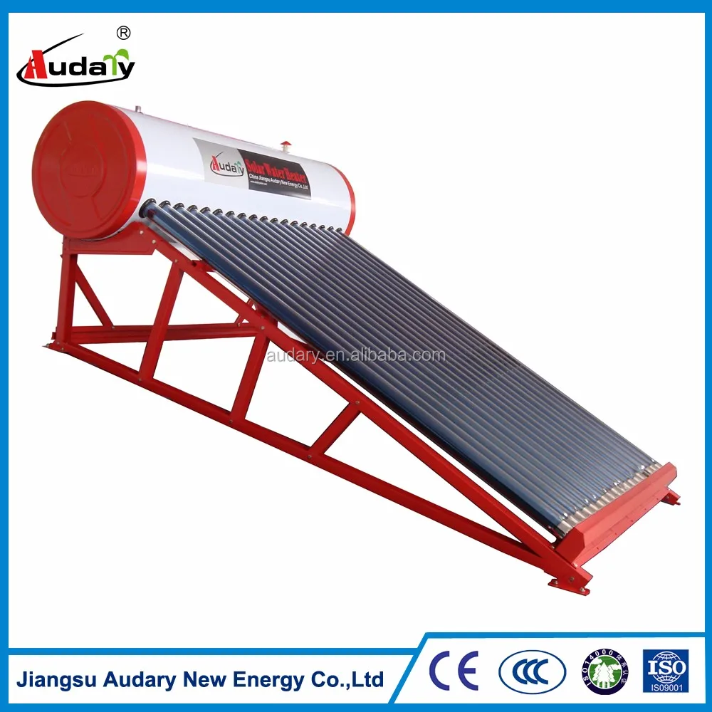 inclined roof non pressurized solar water heater