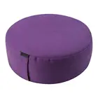 2019 Purple color cotton cover Zafu Yoga Meditation Bolster Pillow Cushion with Buckwheat
