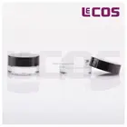 5g cosmetics glass jar and glass pot for gel eyeliner, eyeshadow & eyecream